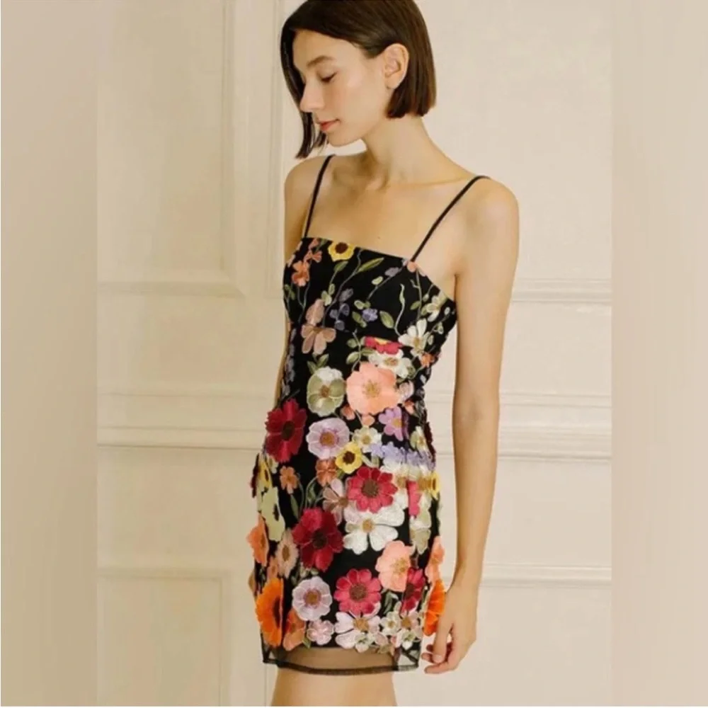 Storia 3D Floral Dress | Size: Large - Picture 2 of 7